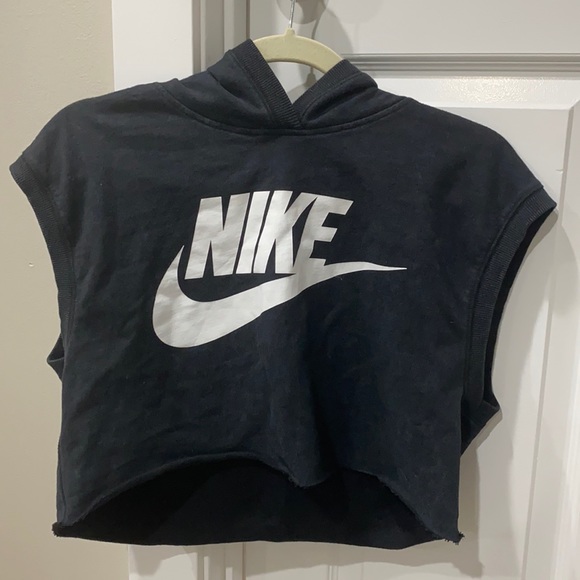 Nike | Tops | Cropped Nike Hoodie Tank 
